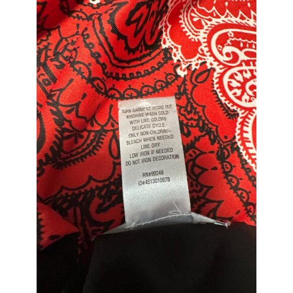 Catherines Womens Sleeveless Paisley Tunic Dress With Chain Detail Size 2X - Picture 5 of 5